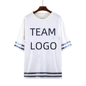 Basketball <span class=keywords><strong>de</strong></span> football 32 équipes personnalisées en usine chemise en jersey à paillettes pour femmes robes décontractées longues à paillettes pour femmes - Product Image 3