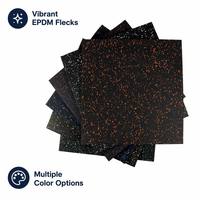 Dalles de sol en caoutchouc Udine Durable Sport Mat pour salle de sport et fitness - EPDM haute densité, amortissant les chocs, tailles personnalisables (15-50 mm)