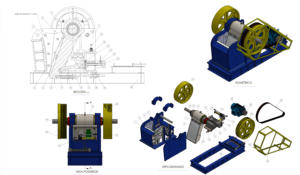 Concasseur à mâchoires efficace de fabrication chinoise à prix compétitif pour l'exploitation minière, composants essentiels incluant moteur, roulement et boîte de vitesses - Product Image 6