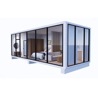 Vente chaude d'usine, abri de stockage en acier, design moderne, conteneur modulaire portable, bureau préfabriqué, mini-maison extérieure