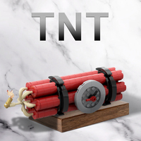 GoldMoc TNT Dynamite Bomb Model Building Block Jouet compatible avec les briques Puzzle Assembly Building Block Toys Bricks Sets