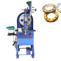 Machine de pose d'œillets et de rivets entièrement automatique pour chaussures, sacs, cuir et vêtements