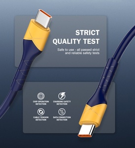 <span class=keywords><strong>Cordon</strong></span> Chargeur LDNIO LC801C 1M 3FT PD 65W USB-C vers Type-C pour Téléphone Portable Câble de Données à Charge Rapide pour <span class=keywords><strong>iPhone</strong></span> 15 Pro Max - Product Image 6