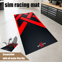 Tapis de simulation de course commercial, lavable en machine, en nylon, pour simulateur de course, tapis de sol pour cockpit