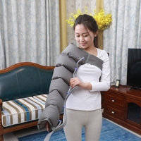 Masseur électrique à pression d'air pour jambes et mollets Bottes de massage à pression d'air pour pieds et jambes à 3 vitesses