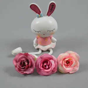 ดอกกุหลาบผ้าไหมประดิษฐ์ขนาดเล็ก 4 ซม. สวยงาม สำหรับตกแต่งงานแต่งงาน คริสต์มาส วันวาเลนไทน์ DIY - Product Image 2