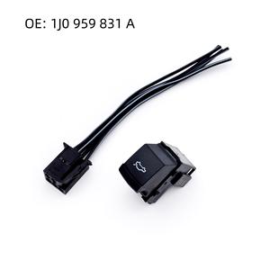 Interruptor de la Tapa del Maletero Volkswagen 1J0 959 831 A 12V, Botón Mecánico para Bora, Passat, Jetta, Golf - Product Image 4