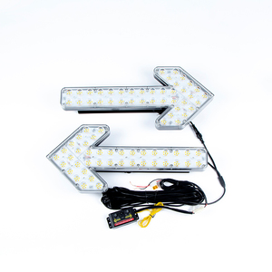 ลูกศร LED กระพริบสำหรับยานพาหนะ DC12-24V ไฟเลี้ยวสีเหลืองอำพันสำหรับควบคุมการจราจร - Product Image 3