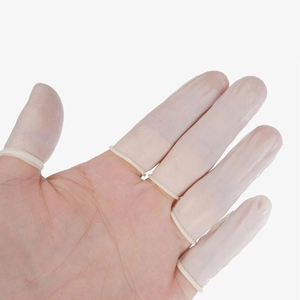 Gants antistatiques en <span class=keywords><strong>caoutchouc</strong></span> Latex pour Nail Art, Durable, protège-doigts, outil de manucure - Product Image 2