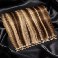 Extensions de cheveux naturels Genius Weft pour cheveux fins, invisibles, injectées, sans couture, micro-trame, cheveux vierges bruts, prix de gros
