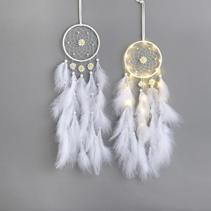 Pendentif attrape-rêves blanc, <span class=keywords><strong>indien</strong></span>, pour dortoir d'étudiant, cadeau d'anniversaire de Noël - Product Image 3
