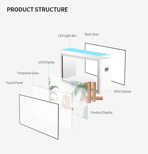 Hỗ trợ Android Windows ngang hoặc dọc màn hình cảm ứng tinh thể rõ ràng 4k trong suốt LCD hiển thị 65 86 inch - Product Image 6