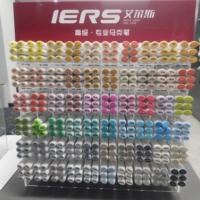 IERS – Lot de marqueurs artistiques double-tête, personnalisables avec logo, 300 couleurs, double face, écologiques, non effaçables, certifiés EN71