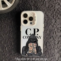 Coque de Téléphone en TPU Ins Personnalisée CP Company Collection Tendance pour iPhone 17 16 15 14 13 12 11 Pro Max Étui IMD Design Pierre