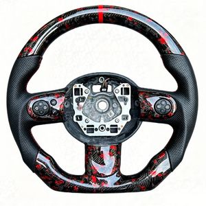Volante de Coche Personalizado de Cuero y Fibra de Carbono Forjada para <span class=keywords><strong>Mini</strong></span> <span class=keywords><strong>Cooper</strong></span> Jcw R50 R52 R53 R55 R56 R57 R60 R61 F55 F56 F57 F54 F60 - Product Image 5
