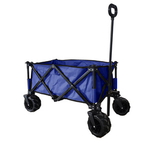 Chariot de camping pliant multifonctionnel pour jardin extérieur Chariot de plage portable Chariot de camping pliant - Product Image 1