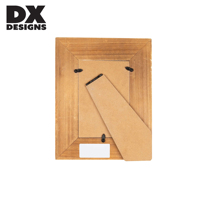 DX Designs Vente en gros Cadre photo en bois blanc vieilli pour plage et bébé, formats 4x6, 5x7, 6x8, 8x10 pouces et A4, à poser sur table ou à accrocher au mur
