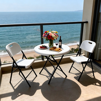 Table pliante à installation rapide, table de pique-nique portable de luxe, table pliante ronde pour événements