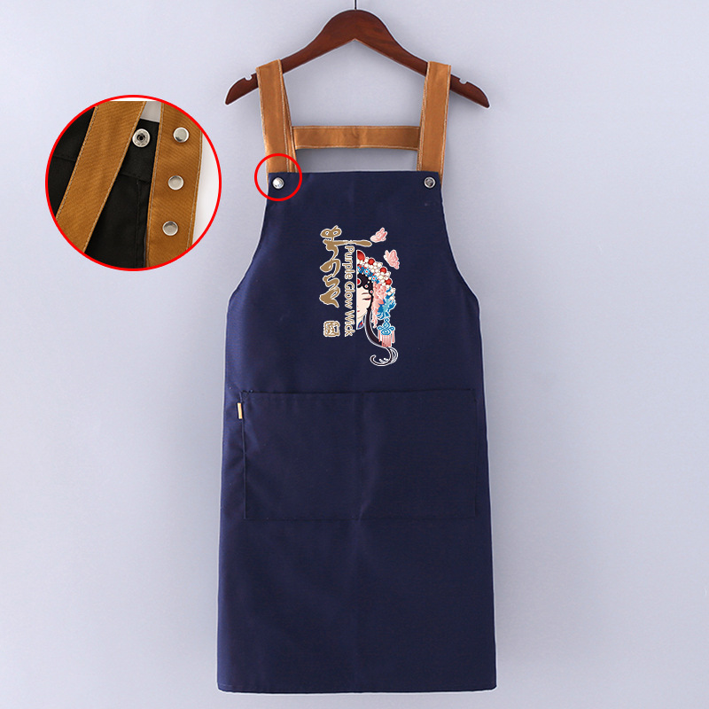 สายรัดโอเปร่า [สไตล์สายรัดสีทอง] สีน้ำเงิน