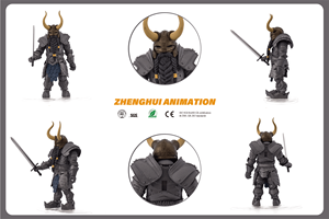 Action Figure in resina personalizzata produttore di fabbrica collezione <span class=keywords><strong>Anime</strong></span> Pop Joint Design divertente personaggio ABS vinile PVC Action Figure - Product Image 2