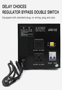 Stabilizzatore di tensione automatico in alluminio monofase 3KW 5KW stabilizzatore 110v 220v 230v 10kva stabilizzatore 5000W regolatore di tensione - Product Image 2
