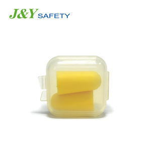 ที่อุดหูนิรภัยป้องกันเสียงรบกวนปลั๊กหูโฟมพร้อมกล่องพลาสติก - Product Image 1