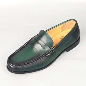 Nuevos Mocasines de Cuero para Hombre, Estilo Slip-On, Sólidos, Cómodos, Transpirables, Absorbentes de Sudor, Casuales, con Tacón Plano, Zapatos de Primavera - Product Image 6
