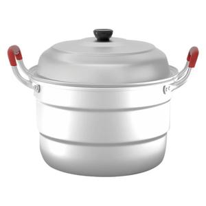 Double Layer Aluminum <b>Steamer</b> 20cm Large Capacity For Steaming Buns Dumplings Cooking Porridge Household Use - Product Image 2