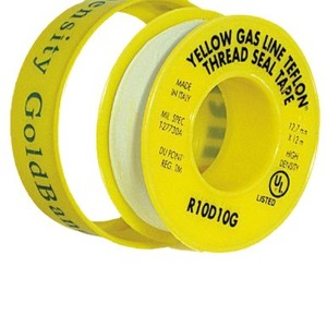 เทปพันเกลียวท่อแก๊สสีเหลืองเทฟลอน ขนาด 12.7 มม. x 12 ม. ความหนาแน่นสูง R10D10G ได้รับการรับรอง - Product Image 2