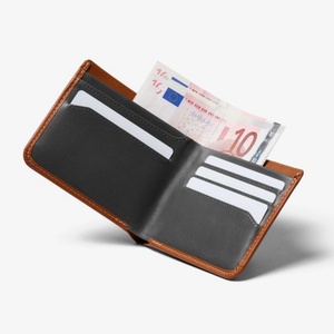 Custom Your Brand Luxury Mens Slim Wallet RFID Blocking Genuine Leather Wallet - Product Image 3