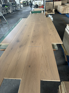 240 mm Wide Tongue and groove White UV Oiled Oak Engineered Flooring Oak Wide Plank Flooring