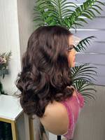 Peluca SDD 5x5 con Cabello Humano 100% Natural, Estilo Rizado y Voluminoso, Alta Densidad