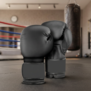Gants de boxe professionnels sur mesure en similicuir avec fermeture auto-agrippante réglable pour la poignée – Vente en gros (lot de 7) - Product Image 4