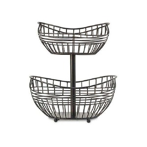 Hot Sale Decorative Metal <b>Table</b> Top <b>Basket</b> Wire Design for Home Kitchen and Restaurant Use Available At Export Price - Product Image 2