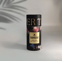 Tube de papier sans plastique Bougie Pot Carton Conteneur Vide Cosmétique Papier Emballage Biodégradable Bouteille Cylindre Emballage