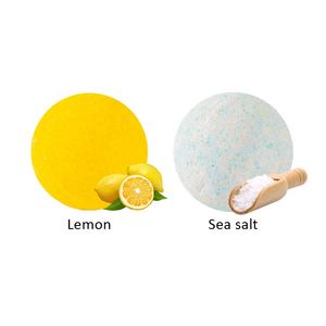 保湿沐浴马口铁-包装2个沐浴嘶嘶蓝色和黄色小香味精油沐浴球炸弹儿童礼品套装 - Product Image 4