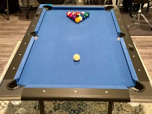 Mesa de Bilhar Clássica Dobrável de Carambola, Sinuca e Pool de 7, 8 e 9 Pés com Retorno de Bola - Product Image 6