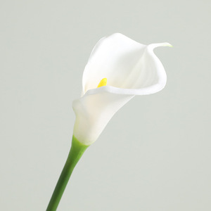 Fleurs artificielles en PVC Calla Lily 30cm-100cm Blanc Rose Jaune Rouge pour la décoration de la maison et les accessoires de mariage - Product Image 4