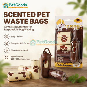 Sacs à déjections pour animaux de compagnie en gros, rouleaux de PE recyclé pour promenades canines, couleurs et options d'emballage variées, personnalisation de la marque, MOQ 200 pièces - Product Image 1