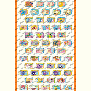 JPS Kylskapsmagnet Hiếm Mini Vuông Gạch Tủ Lạnh Nam Châm Trung Quốc Phim Hoạt Hình Lớn Kỳ Lạ Chung Pha Lê Gạch Sưu Tập Kín Gói - Product Image 5