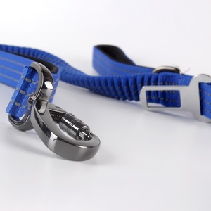 Laisse rétractable réfléchissante portable pour reptiles avec motif imprimé et décoration foulard en nylon, utilisable comme ceinture de sécurité pour voiture - Product Image 3