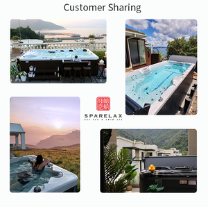 Jacuzzi Exterior Grande para 6-7 Personas, <span class=keywords><strong>Piscina</strong></span> de Hidromasaje con Control Inteligente de 6 m - Product Image 4
