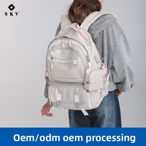 Ba lô học sinh nữ nhẹ, bảo vệ cột sống, dung tích lớn, khóa kéo, dành cho học sinh tiểu học, trung học cơ sở, lớp 3-6, thời trang - Product Image 5