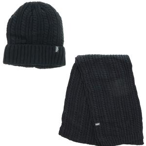 Chapeaux et cache-oreilles en tricot acrylique gris Houda, hiver, anti-froid, extérieur, chaud, unisexe - Product Image 1