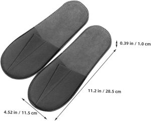 Pantuflas de Spa para Hombre y Mujer - Pantuflas de Hotel Premium al por Mayor - Pantuflas de Invitados de Casa de Algodón Suave y Transpirable - Antideslizantes - Product Image 2