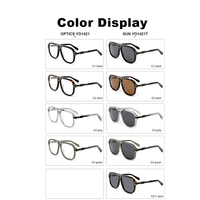 Nouvelles lunettes optiques carrées LC Manufacturers pour hommes et femmes, monture à rayures, design tendance, lunettes de vue en acétate