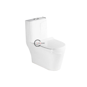 Inodoro Clásico Blanco de Una Pieza, Cumple con la ADA, Altura Confortable, Solución Económica para Proyectos de Hoteles y Alojamientos - Product Image 2