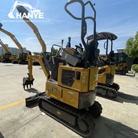 Mini-excavatrice XE10U d'origine chinoise avec fonction de rotation de flèche, idéale pour les projets de jardinage, d'agriculture et de construction intérieure