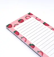 Sıcak satış shopify günlük manyetik haftalık planlayıcısı not defteri beyaz tahta buzdolabı mıknatısı not defteri kalemlik