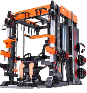 Comprehensive training device squat rack gantry fitness equipment household smith machine multi-functional fitness equipment